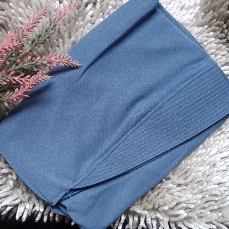 (ORIGINAL AREY 062) SELLY ORI AREY HIJAB | JILBAB INSTAN KERUDUNG ORIGINAL-Denim