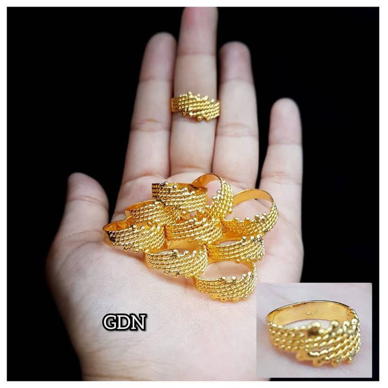 Cincin Lapis emas 18k