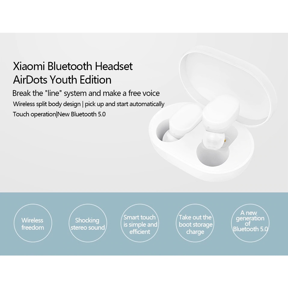 AKN88 - Mi AirDots Youth Version - Bluetooth 5.0 TWS Earphone