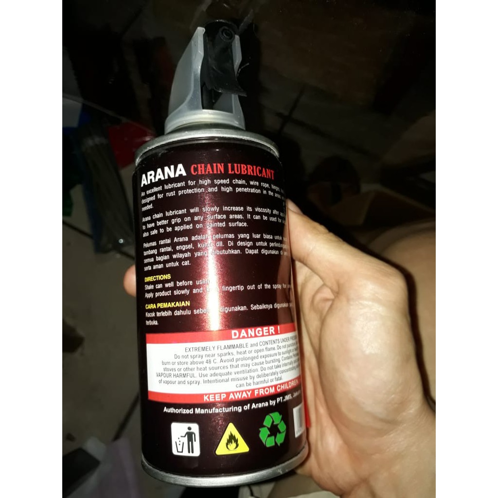 CHAINLUBE PELUMAS RANTAI 240ML ARANA