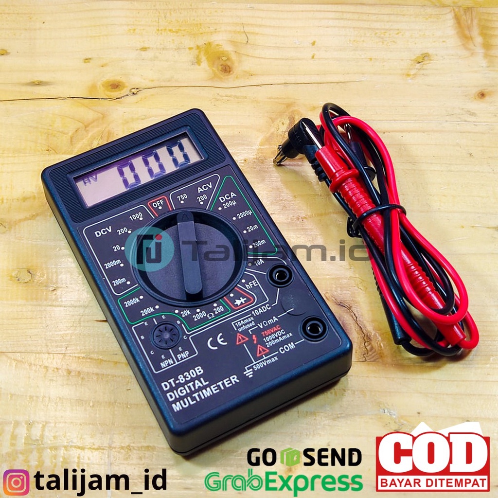 Multitester multimeter Avometer digital Kualitas bagus awet