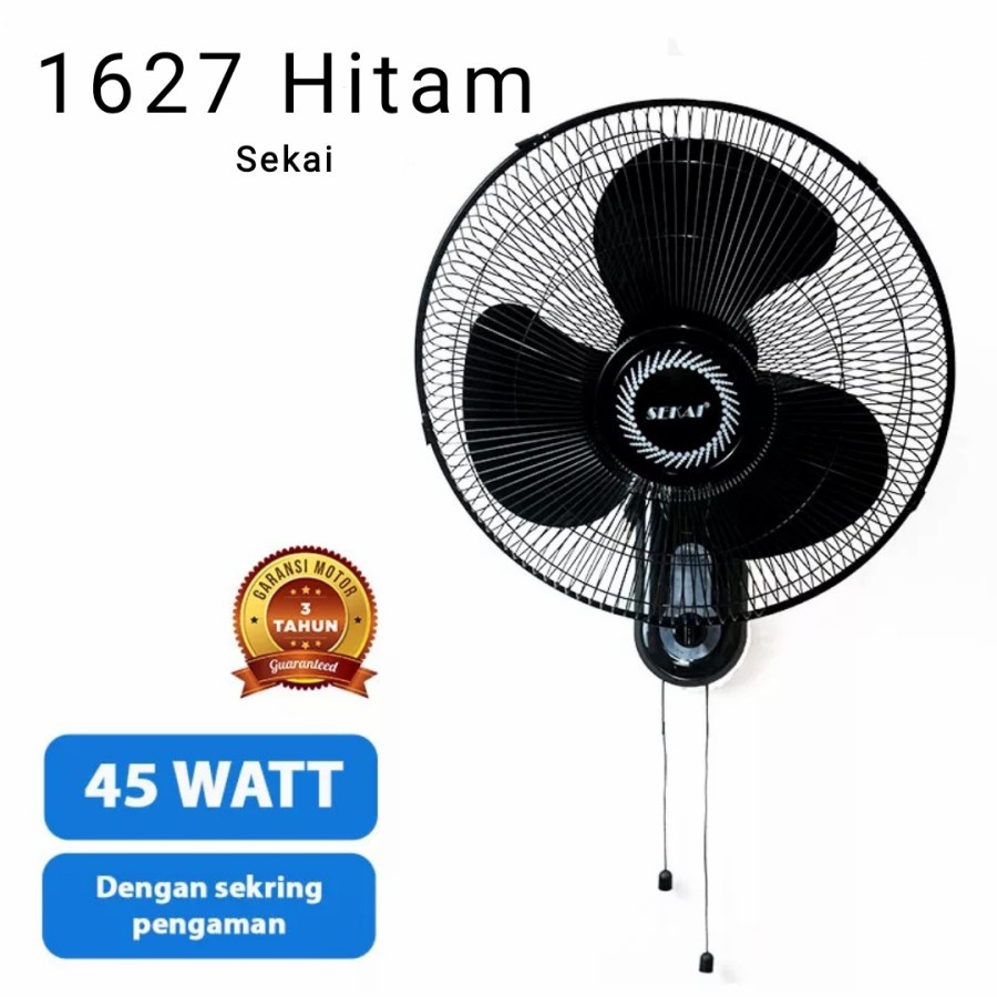 KIPAS ANGIN SEKAI DINDING 16&quot; WALLFAN SEKAI 16INCH WFN-1627 45WATT SNI