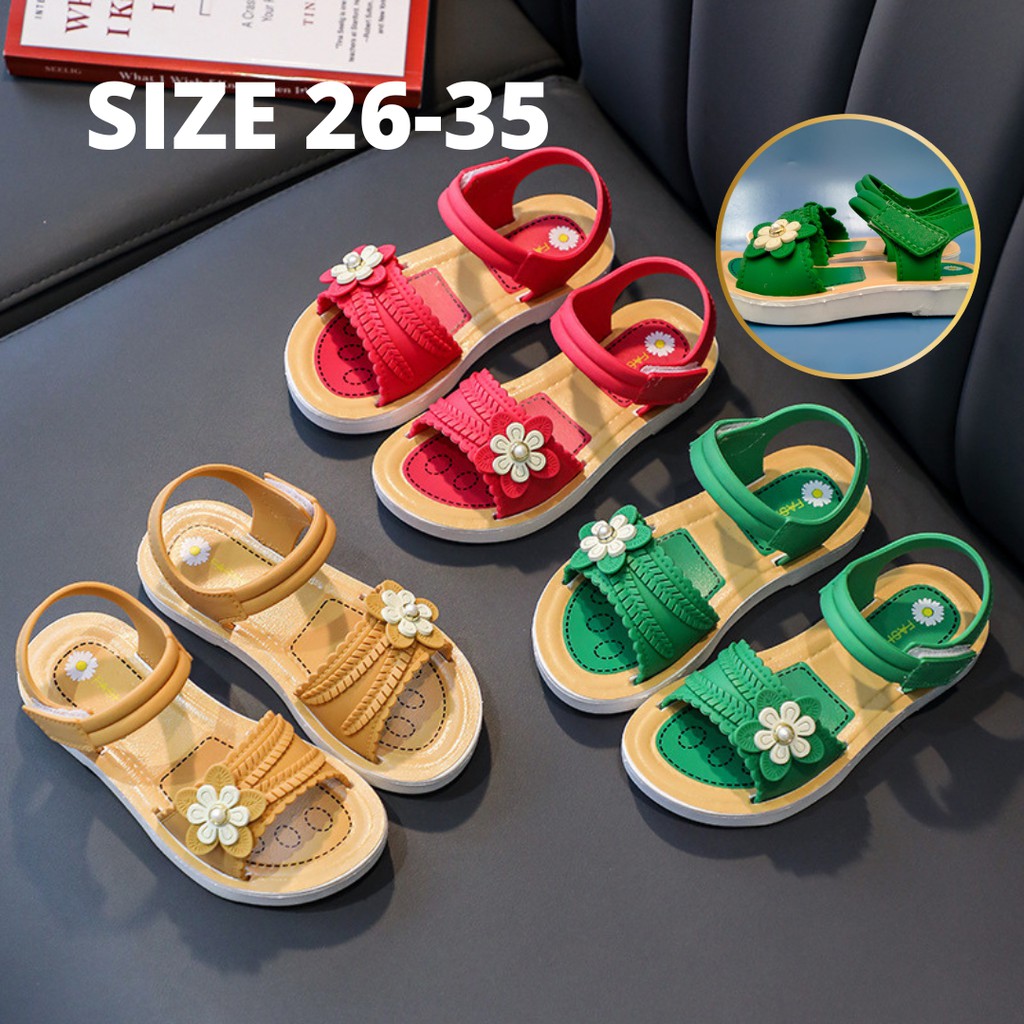 Glorykidz Sendal anak Perempuan sepatu sandal anak karet Size 3-8 Tahun SH2138