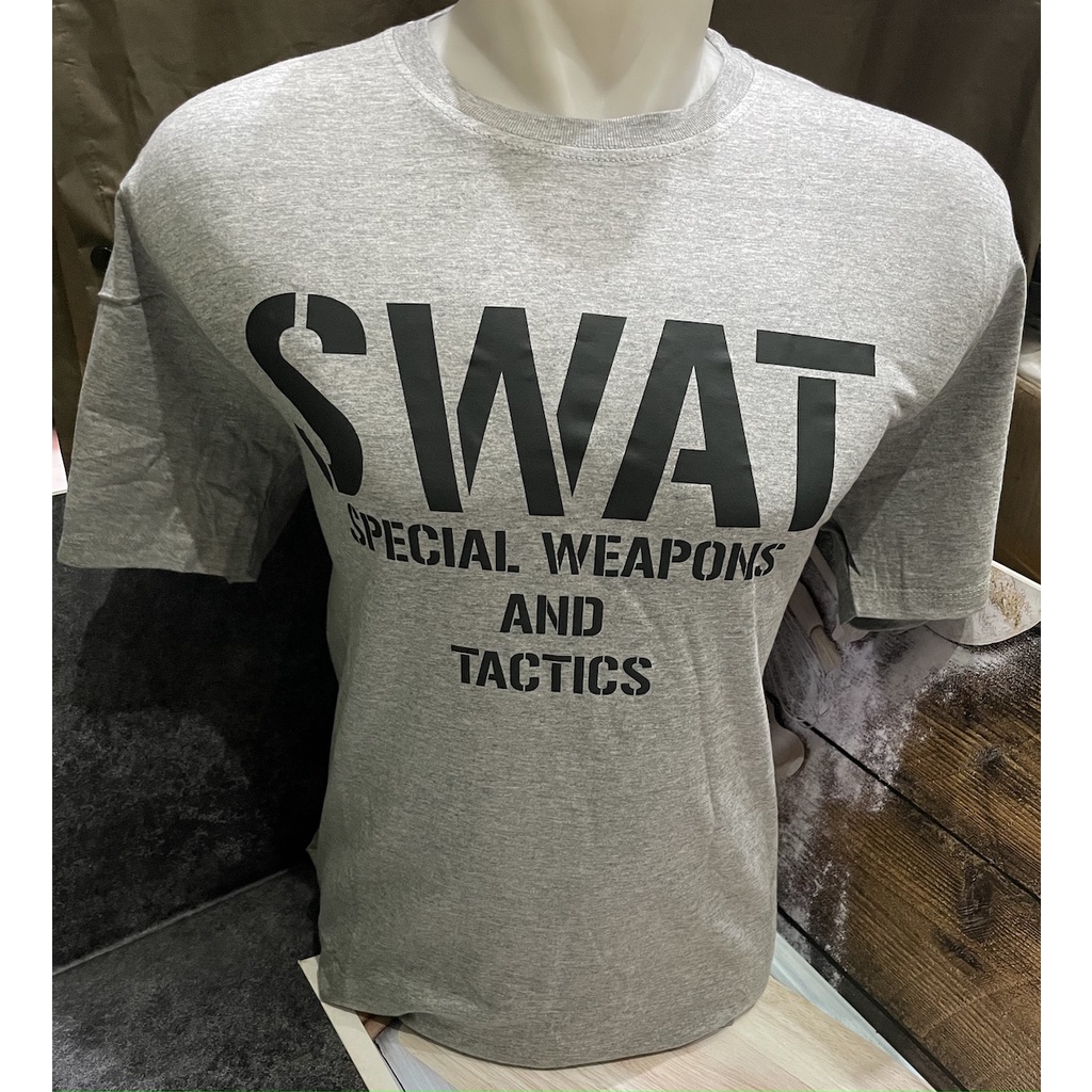 Kaos Katun SWAT Abu - Kaos Tactical SWAT - Kaos SWAT