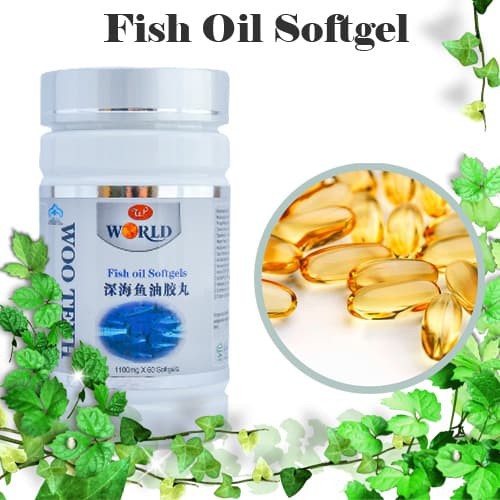 Woo Tekh Fish Oil Original Minyak Ikan - 100% Asli - Bukan Nature - Green World - Tiens