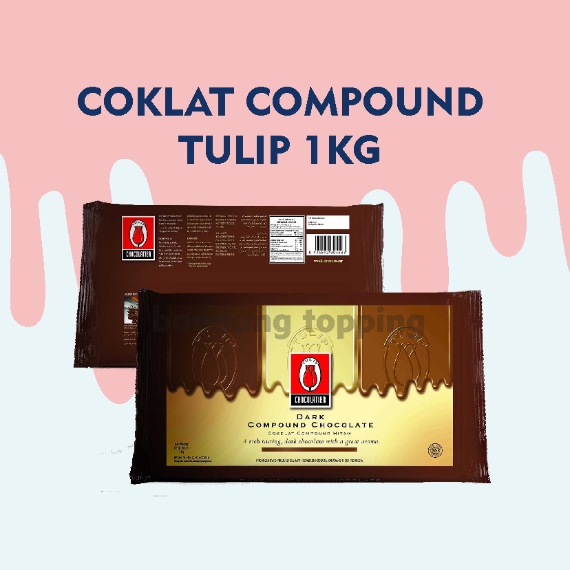 Coklat Batang TULIP Dark Coklat Coumpound 1kg