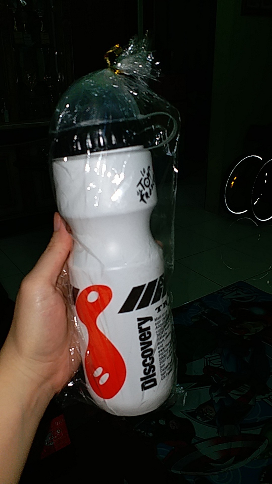 Paket Botol Minum Sepeda Gunung Botol Serat Karbon Berbentuk V.