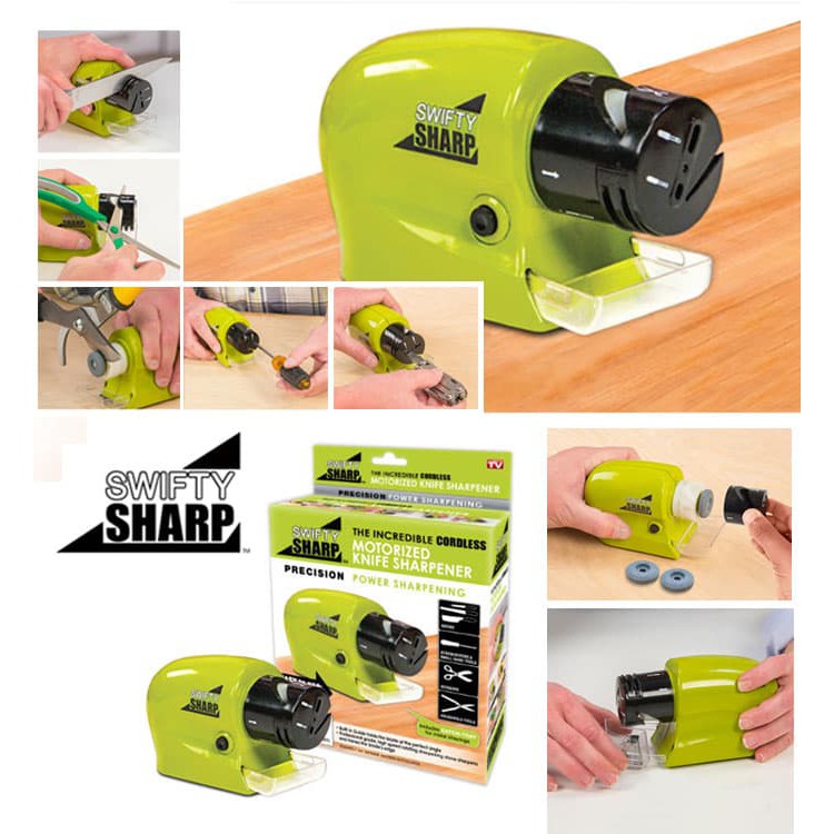 {500gr} SALE Swifty Sharp MESIN asah pisau otomatis portable PROMO
