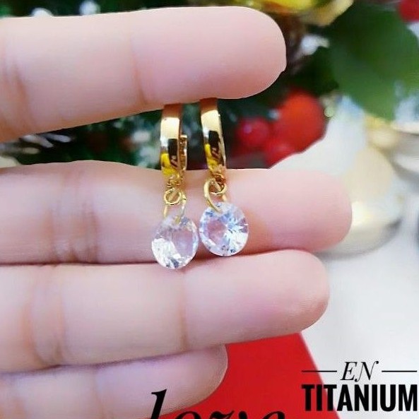 Titanium anting wanita 1379