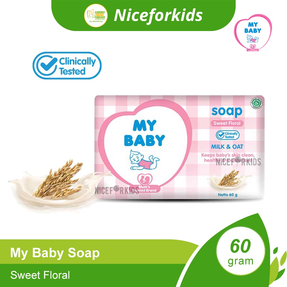 My Baby Soap / Sabun Batang Padat Bayi 60gr