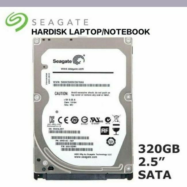 Hardisk hdd seagate 320Gb Sata 2,5&quot; internal