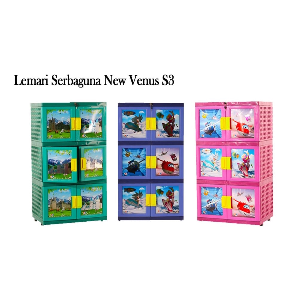 GMCC Lemari Serbaguna Venus 3 Susun