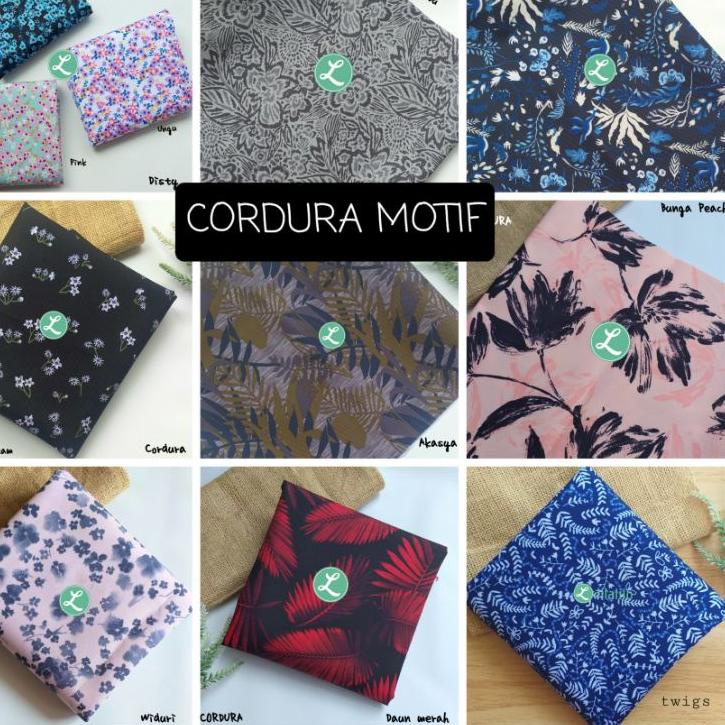 ⚡erbu KejutanKAIN CORDURA MOTIF BUNGA