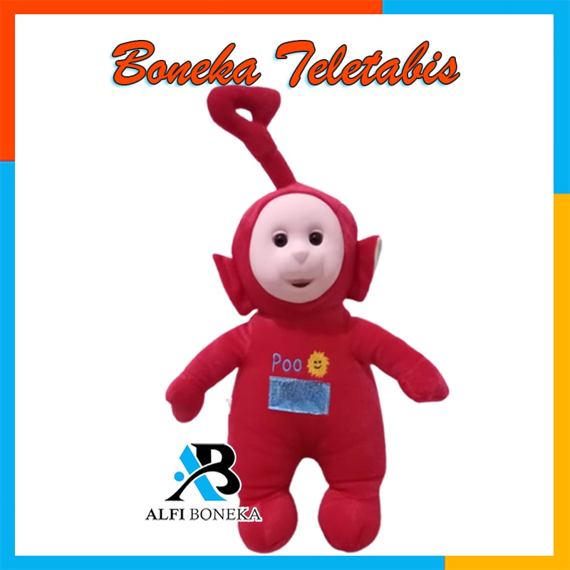 Boneka Teletubbies Gipsi Ukuran L - Boneka Lucu Gemesin - Boneka Teletubbies Besar 45cm