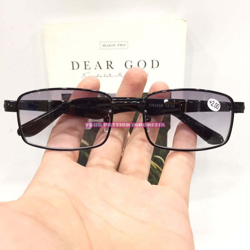 OS089 Kacamata Baca Double Sunglasses +1.00 sd +3.00 Bisa Buat Jalan Dan Buat Baca
