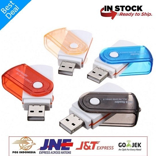 Memory Card Reader All In One Usb 2.0 - 4 Slot