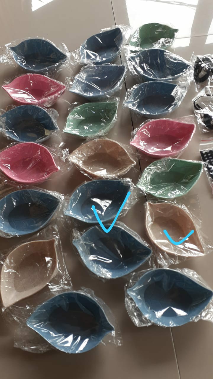 Piring Bumbu Kecap - Piring Mini - Piring Saus - Piring Kecil - Piring Sambal / Cabe