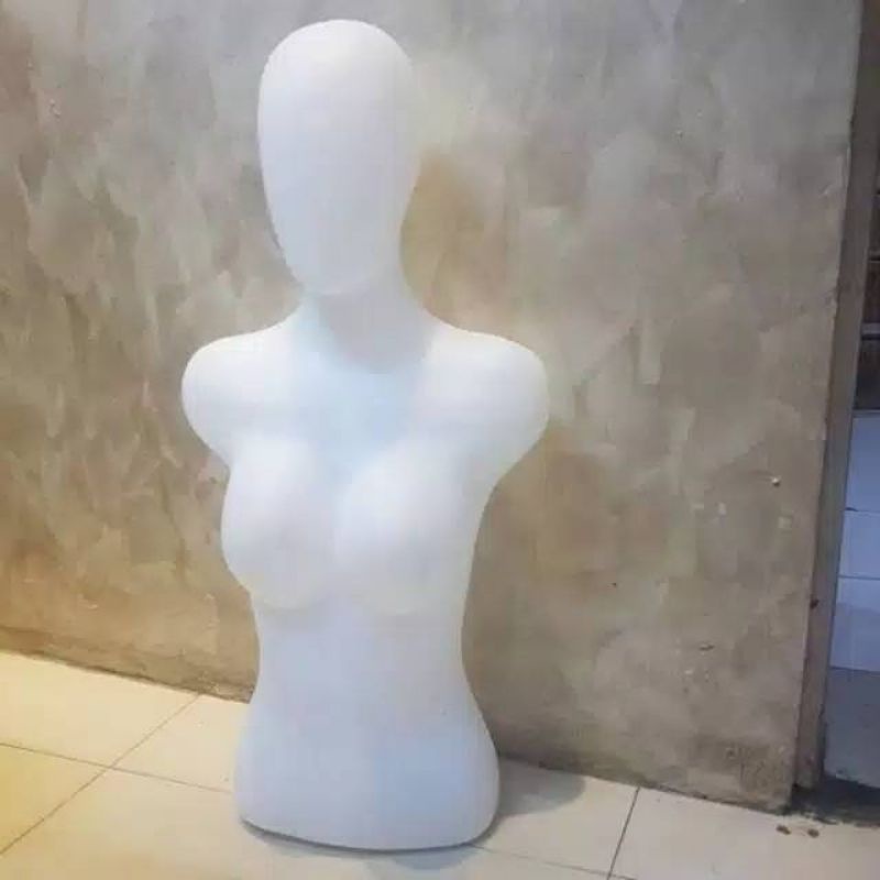 Patung manekin Torso Cewek +kepala Manekin Baju Wanita Patung Baju Wanita Manekin