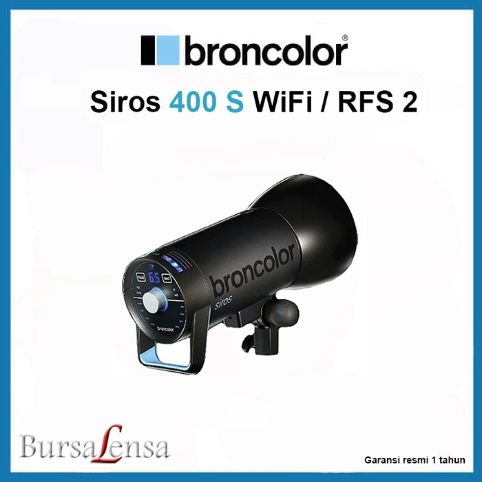 Broncolor Siros 400 S WiFi / RFS 2 - Lampu Studio Lighting