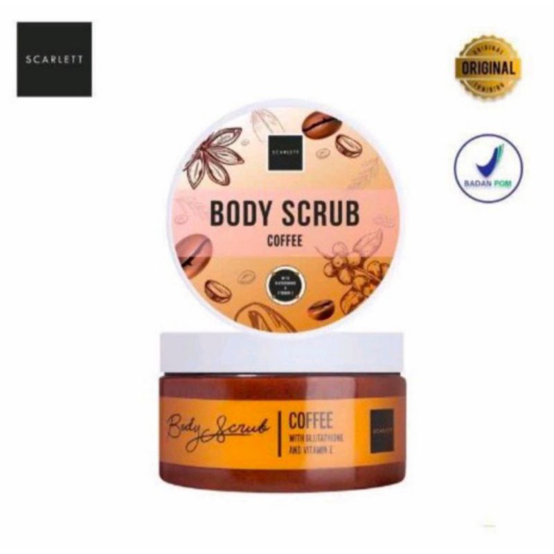 Scarlett whitening body scrub