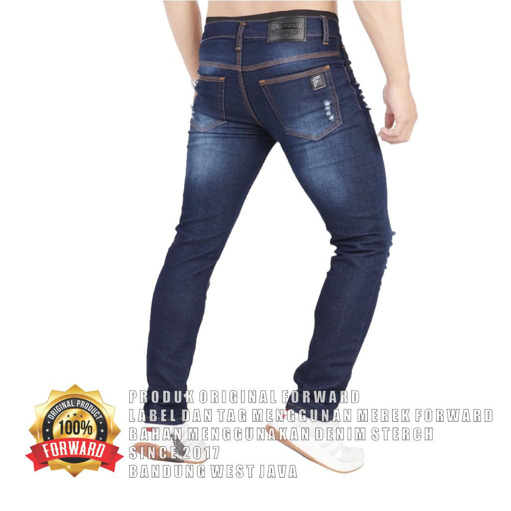 Celana Jeans Pria Blue Garment Forward System