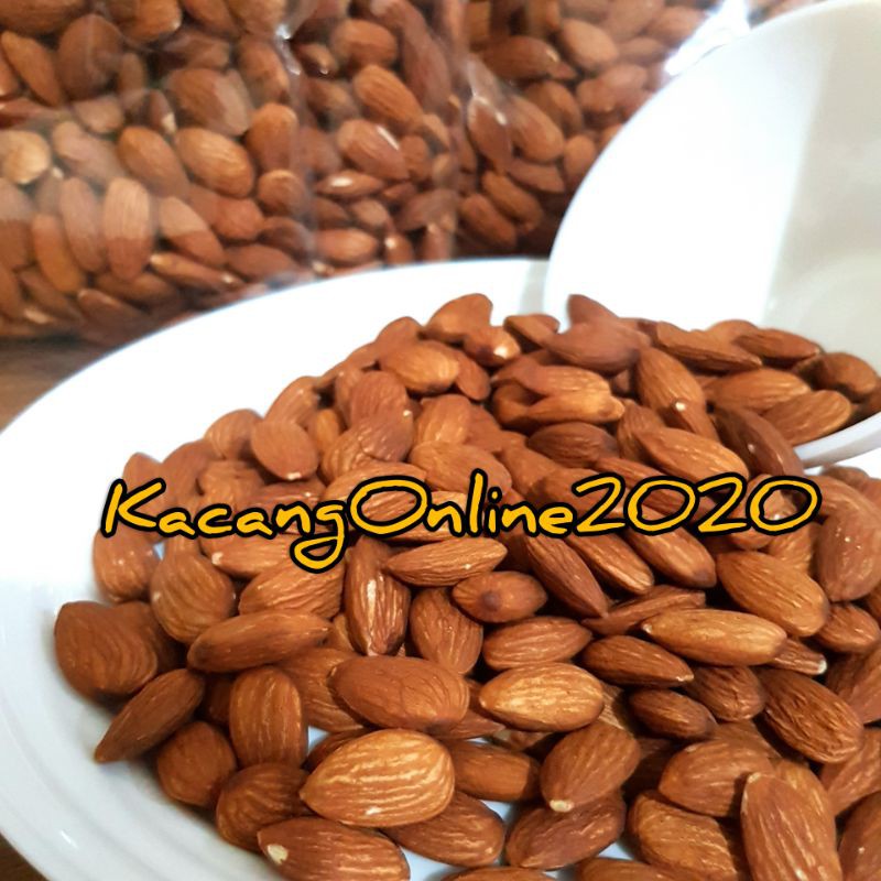 

Kacang Almond Panggang Rasa Plain/Tawar Kemasan 1Kg