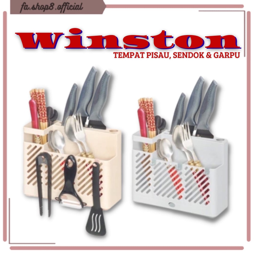 Tempat Sendok Garpu Pisau Winston