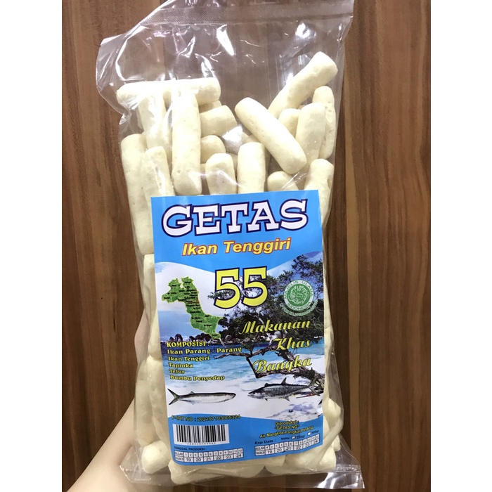 

getas bangka / getas 55 250gr / kerupuk bangka / kemplang / getas ikan