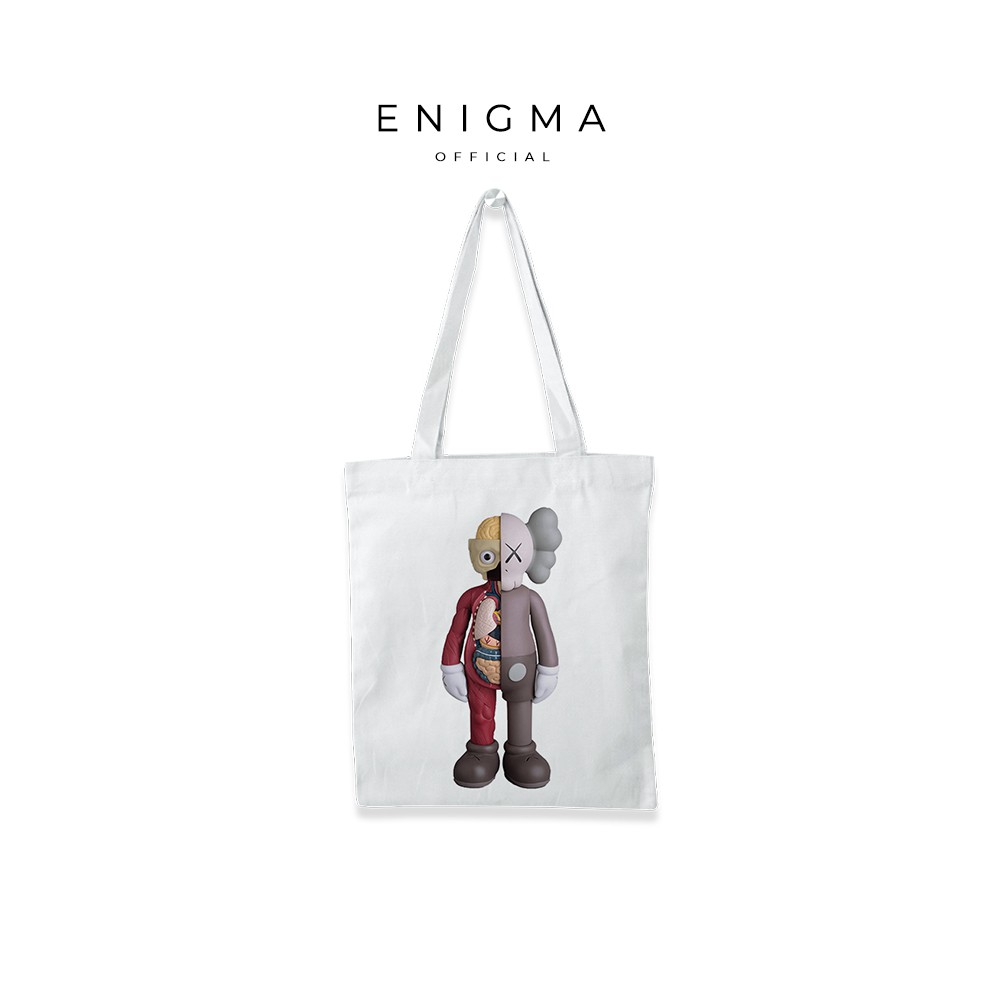 TOTEBAG KAWS TAS BELANJA BAHAN KANVAS PREMIUM