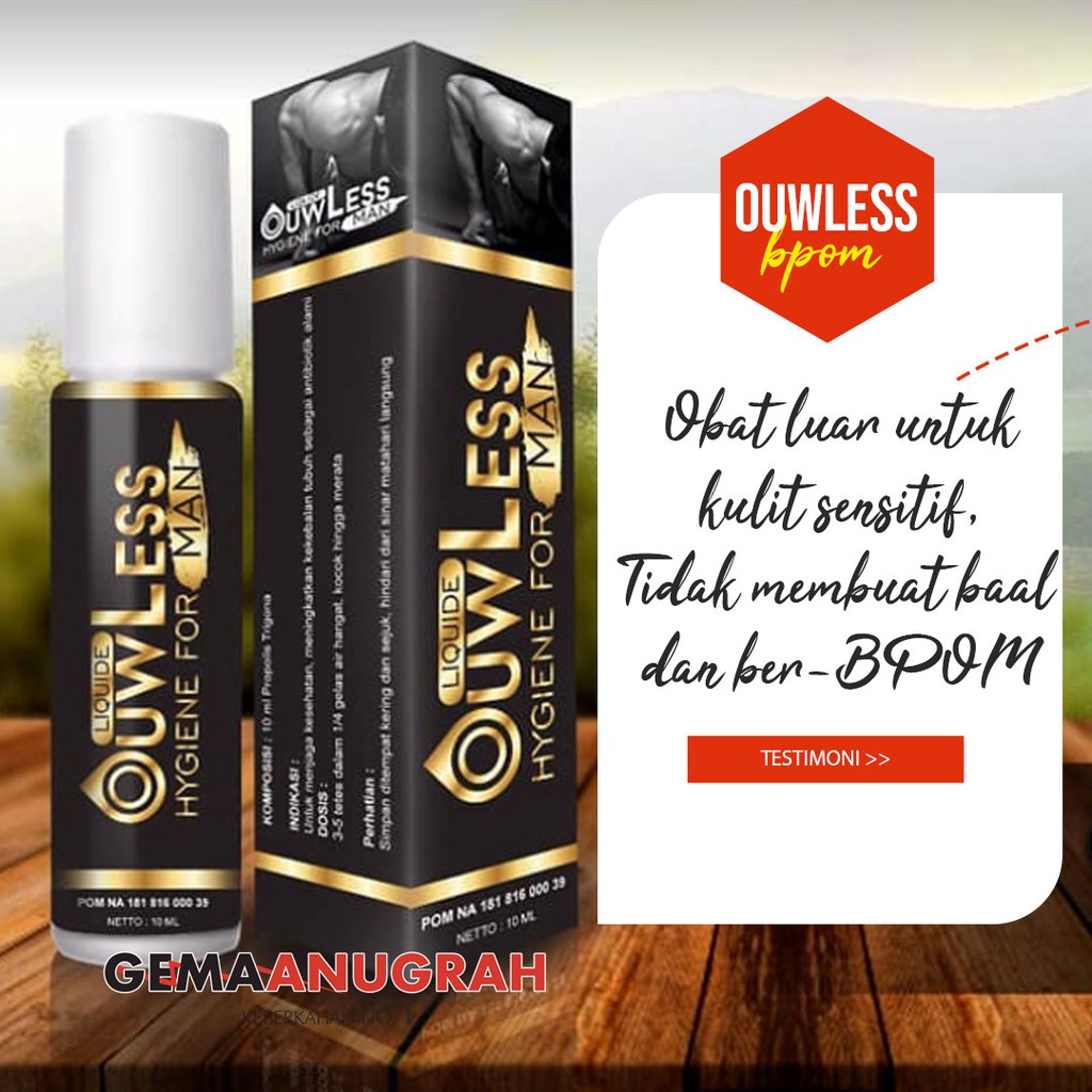 OBAT LUAR Ouwless Darusyifa Hygiene Antiseptik For Men