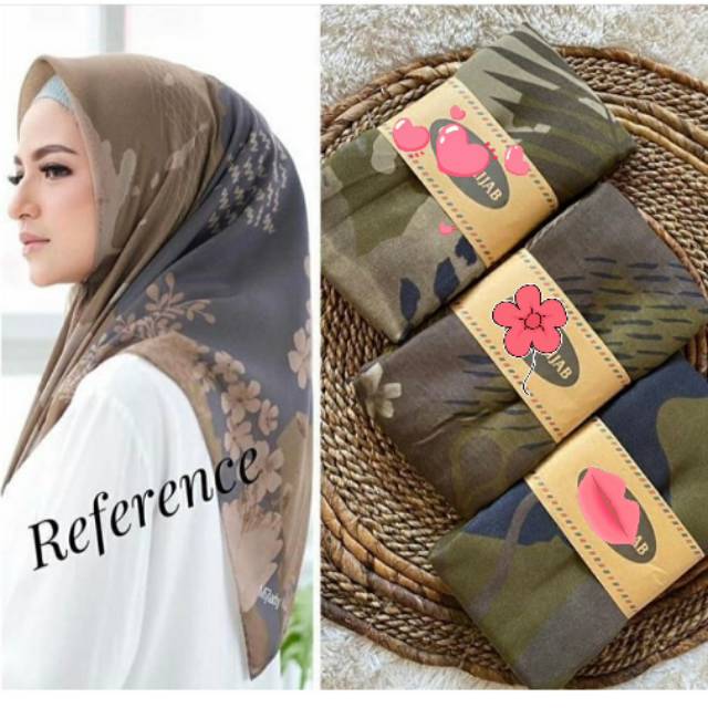 Hijab voal segiempat deenay kw ecer grosir