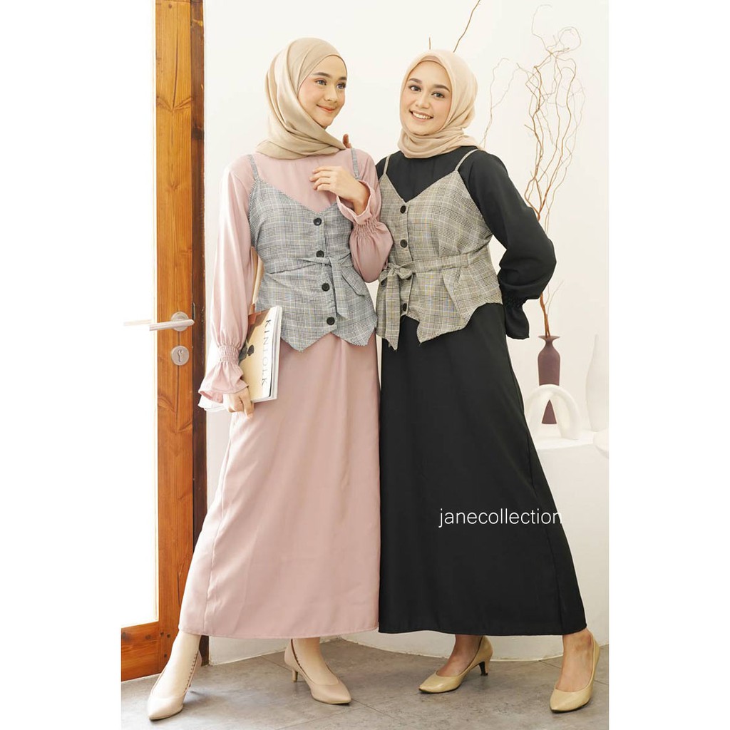 JANE COLLECTION || Baju Lebaran Dress Gamis Shalimar