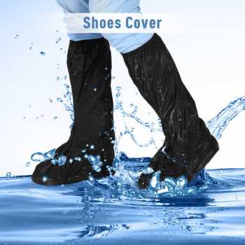 Rain Cover Hujan Sepatu / Cover Penutup Sepatu Anti Air Hujan / Cover Sepatu Waterproof Anti Hujan Pria Wanita / Perlengkapan Sepeda Motor saat Hujan / Jas Hujan Sepatu Polos Anti Becek Cover Sepatu Hujan Bahas Plastik PVC untuk Cewek Cowok / Barang Unik