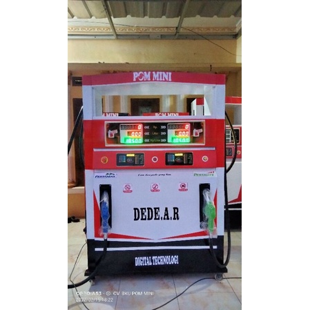 Pertamini digital/pom mini 2 nozzle 210 liter x2