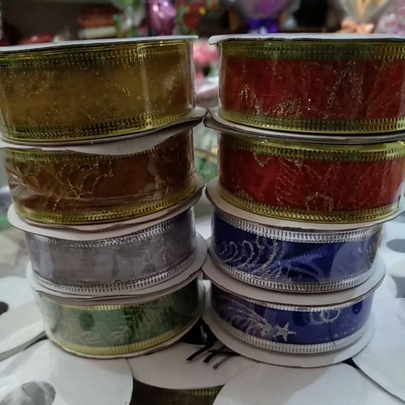 

pita kawat kilau pohon natal