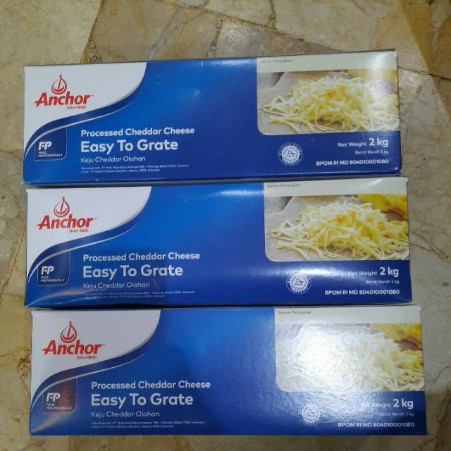 

Anchor Keju cheddar 2kg / Anchor Cheddar Cheese 2kg / Keju Anchor