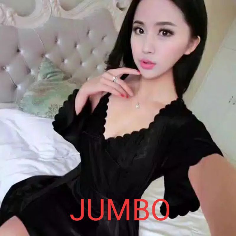 real pict,,, kimono jumbo/baju tidur sexi jumbo