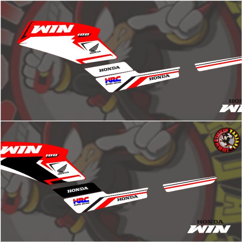 Striping Honda Win stiker variasi honda win
