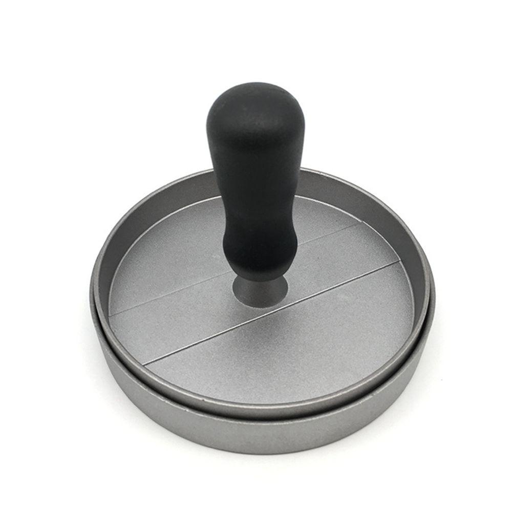 [Elegan] Hamburger Press Easy Cleaning Round Untuk Grill Griddle, BBQ Hamburger DIY Pembuat Burger Anti Lengket