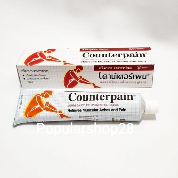 Jual Original Thailand Counterpain Gr Analgesic Balm Balsem Nyeri Otot Sendi Shopee Indonesia