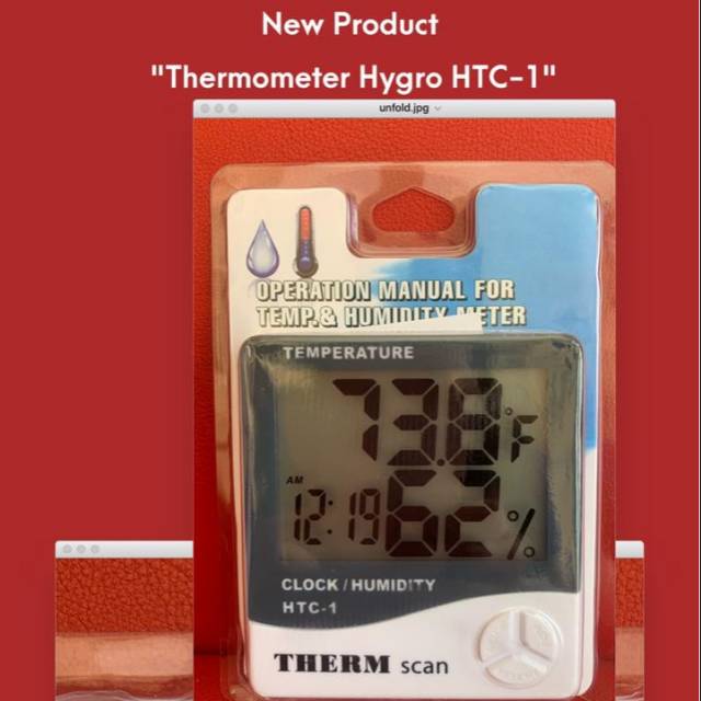 Thermometer Hygro HTC-1 Answer