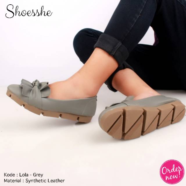 Fsb - LOLA Sepatu Flat Shoes Sol Tebal Wanita