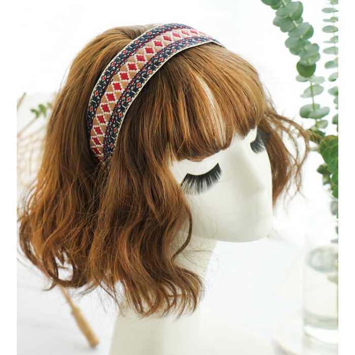 Bando Korea / Bando Wanita / Bando Batik Anyaman / Bando Bandana Rikku