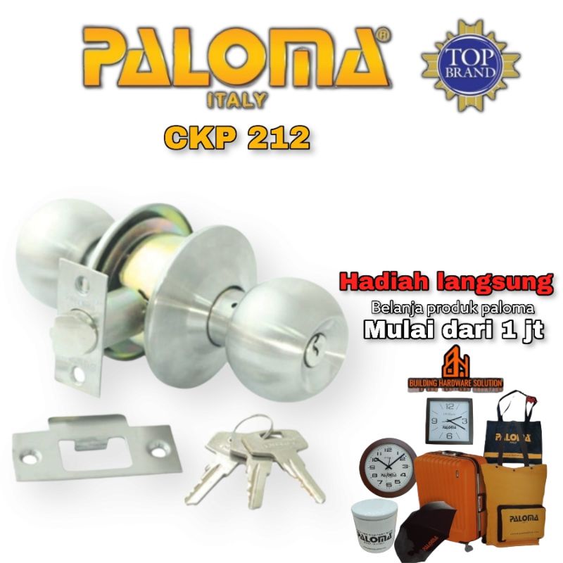 Kunci bulat kamar mandi CKP212 stainless steel sus304