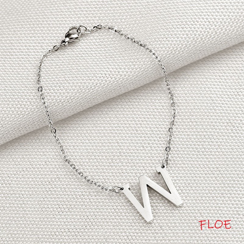 FLOE 100 Gelang  Titanium  Gelang  Huruf 26 Huruf Untuk 