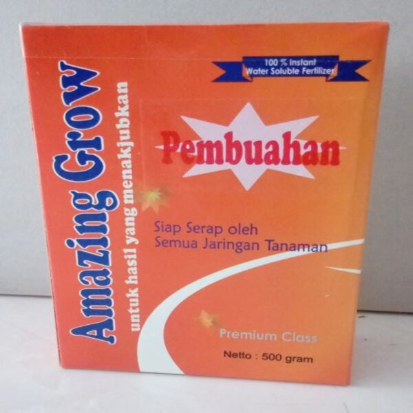 Amazing Grow Pembuahan 500 gram Pupuk Booster Bunga Buah Tanaman 500gr