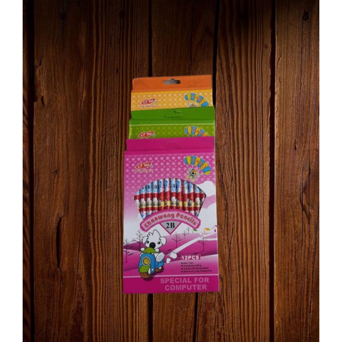 

Pensil chaowang 2B isi 12pcs