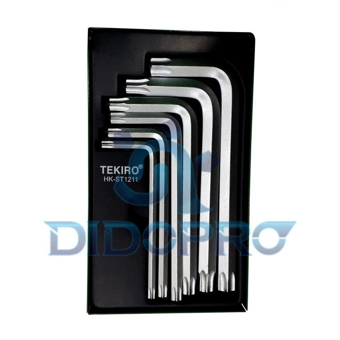 Kunci L set Bintang 6pcs Tekiro Dengan Lubang