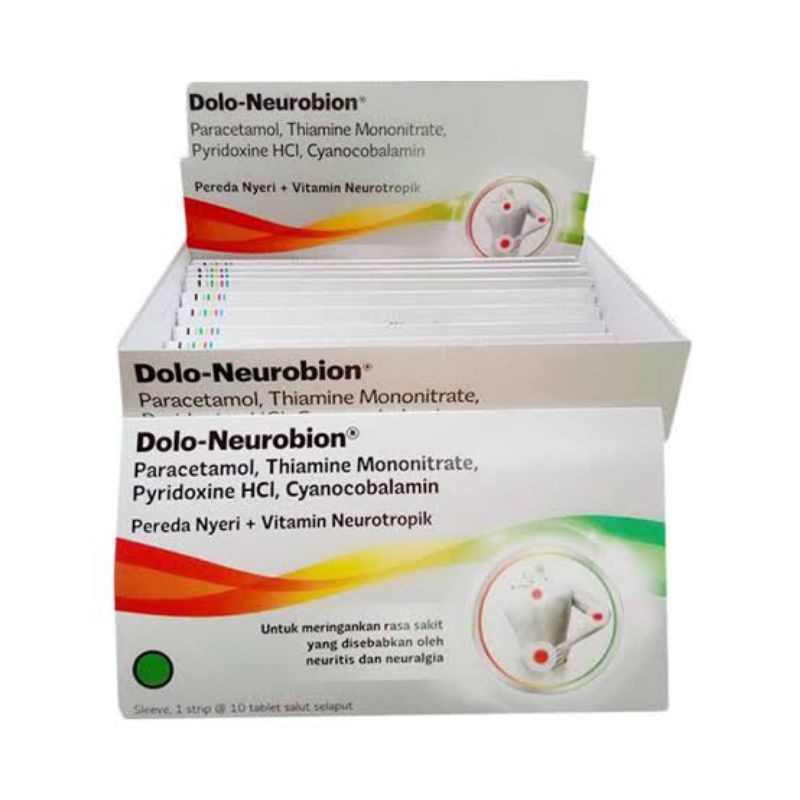 Jual Dolo-Neurobion Strip 10tablet / Pereda Nyeri / Vitamin Neurotropik ...