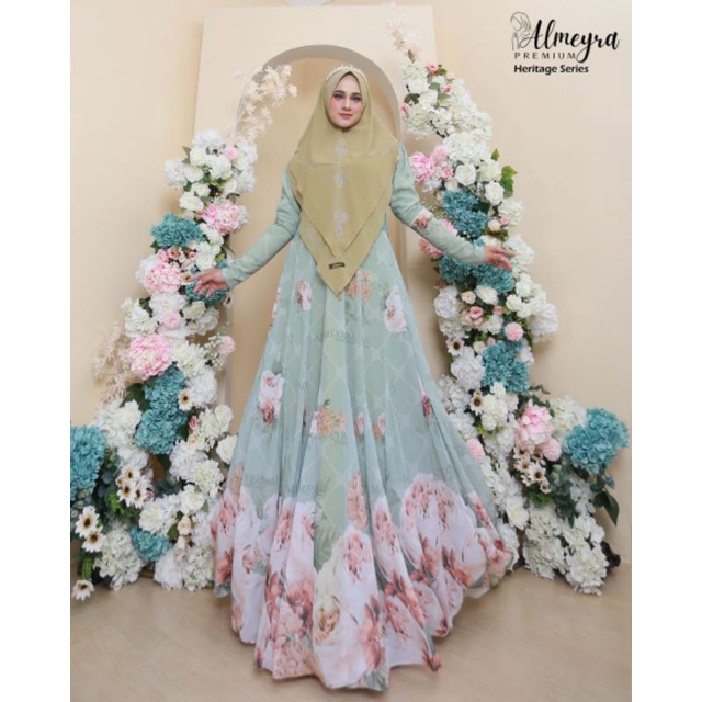 Heritage Syar'i ORI by Almeyra Premium / Gamis Pesta Mewah / Gamis Set Syar’i / Dress Muslimah / Baj